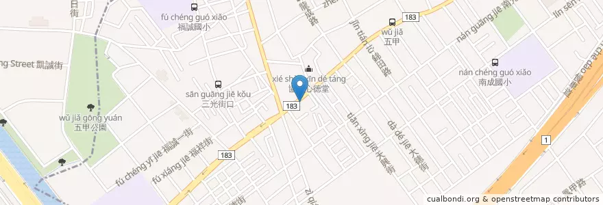 Mapa de ubicacion de 中國信託商業銀行 en Tayvan, Kaohsiung.
