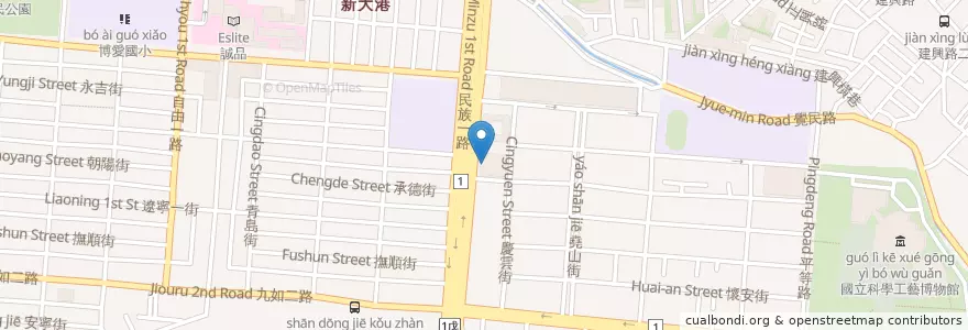 Mapa de ubicacion de 永豐商業銀行 en تايوان, كاوهسيونغ, 三民區.
