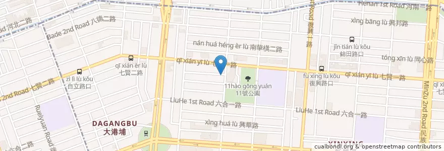 Mapa de ubicacion de 玉山商業銀行 en 臺灣, 高雄市, 新興區, 三民區.