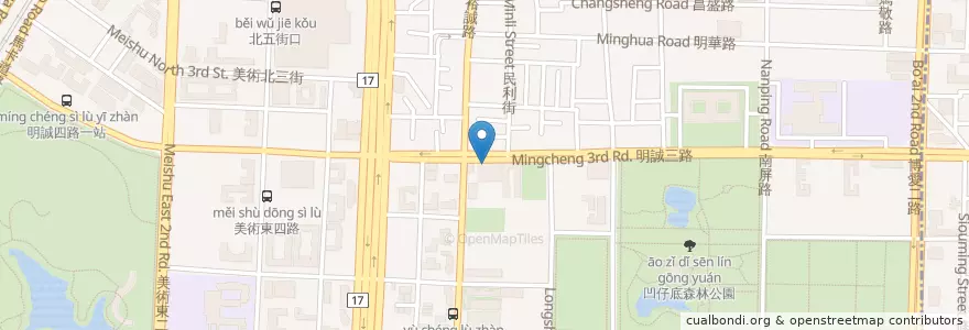 Mapa de ubicacion de 滙豐(台灣)商業銀行 en 臺灣, 高雄市, 鼓山區.