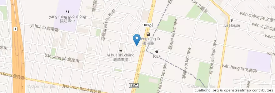 Mapa de ubicacion de 彰化商業銀行 en تايوان, كاوهسيونغ, 三民區.