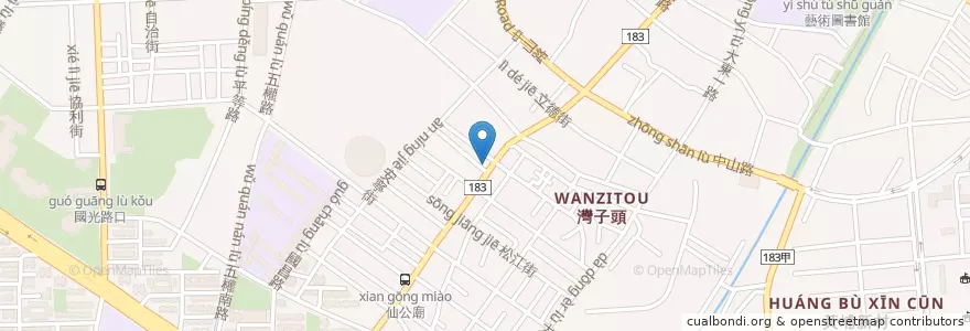 Mapa de ubicacion de 玉山商業銀行 en Taiwan, Kaohsiung, Fengshan District.