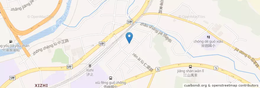 Mapa de ubicacion de 南昌郵局 en Taiwan, Neu-Taipeh, Xizhi.