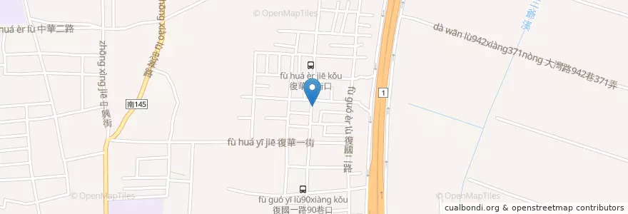 Mapa de ubicacion de 永慶診所 en 台湾, 台南市, 永康区.
