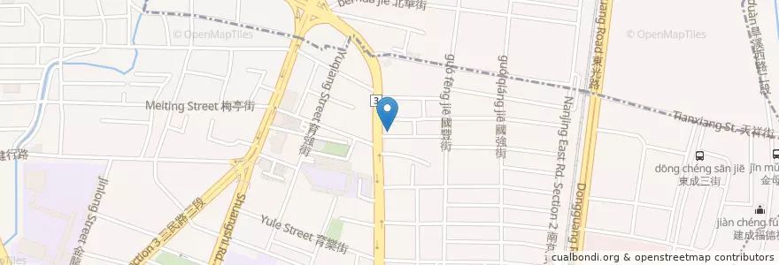 Mapa de ubicacion de 三信商業銀行 en Tayvan, Taichung, 北區.