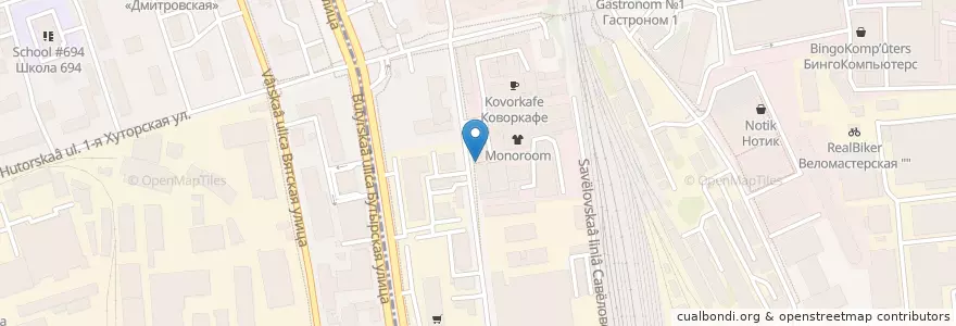 Mapa de ubicacion de 8/25 en Russia, Distretto Federale Centrale, Москва, Северный Административный Округ, Бутырский Район.