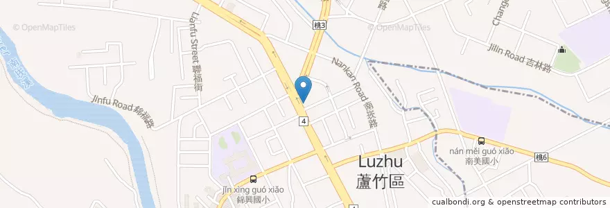 Mapa de ubicacion de 玉山商業銀行 en Тайвань, Таоюань, 蘆竹區.