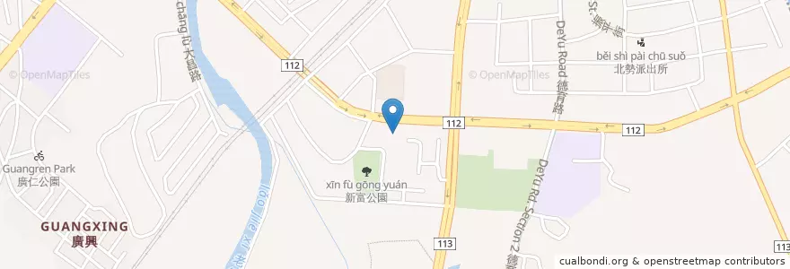 Mapa de ubicacion de 合作金庫商業銀行 en Tayvan, 桃園市, 平鎮區.