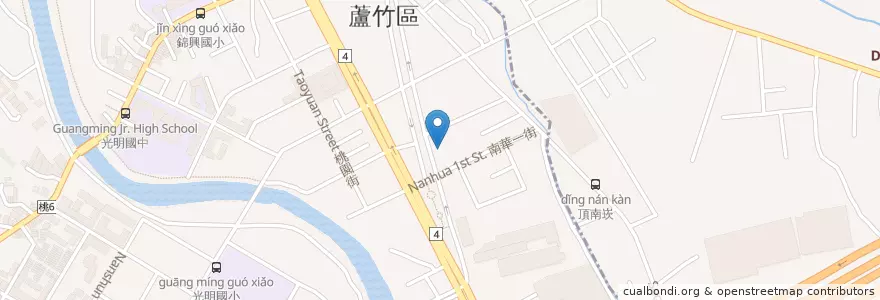 Mapa de ubicacion de 京城商業銀行 en 臺灣, 桃園市, 蘆竹區.