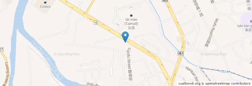 Mapa de ubicacion de 華南商業銀行 en تايوان, تاو يوان, 蘆竹區.