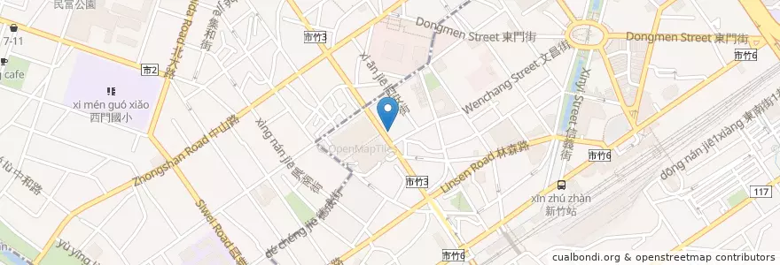 Mapa de ubicacion de Felice en تایوان, 臺灣省, سینچو.