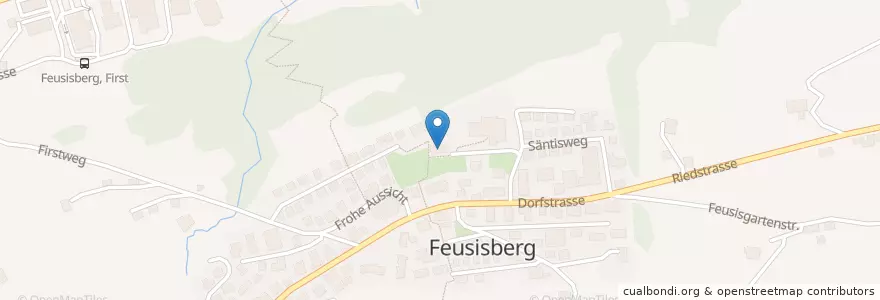 Mapa de ubicacion de Kindergarten Feusiberg en Швейцария, Швиц, Höfe, Feusisberg.