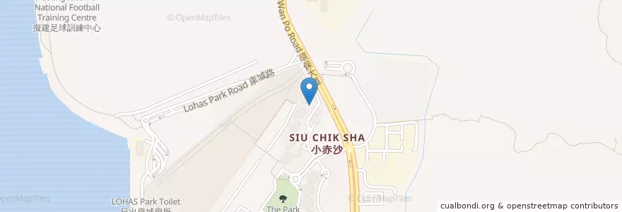 Mapa de ubicacion de 康城松山府邸 Pine Villa en China, Guangdong, Hongkong, New Territories, 西貢區 Sai Kung District.