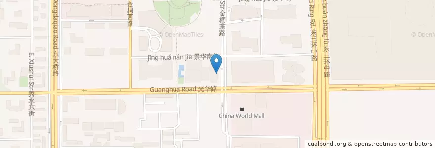 Mapa de ubicacion de 东亚银行 en China, Peking, Hebei, 朝阳区 / Chaoyang.