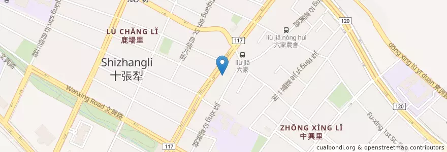Mapa de ubicacion de Formosa Chang Lu Rou Fan en 台湾, 台湾省, 新竹県, 竹北市.