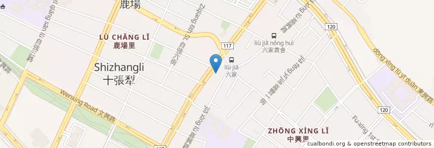 Mapa de ubicacion de Ramen Iroha en تایوان, 臺灣省, 新竹縣, 竹北市.