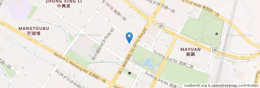 Mapa de ubicacion de Vicuddy en 台湾, 台湾省, 新竹県, 竹北市.