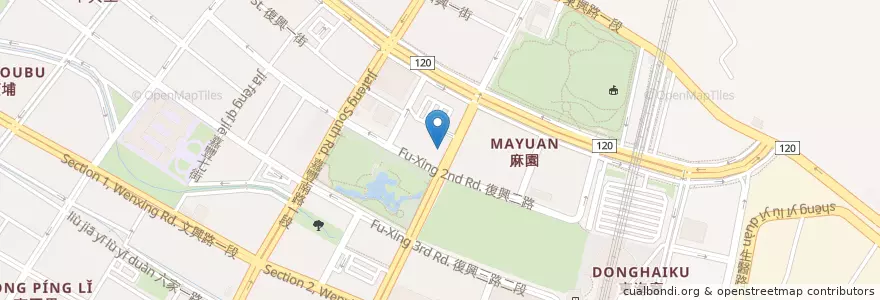 Mapa de ubicacion de Bistro 302 en تايوان, مقاطعة تايوان, أقليم سين شو, 竹北市.