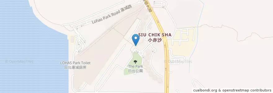 Mapa de ubicacion de 大家樂 Cafe De Coral en Cina, Guangdong, Hong Kong, Nuovi Territori, 西貢區 Sai Kung District.