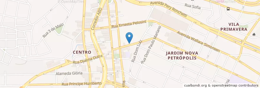 Mapa de ubicacion de Emporio Arabe en 브라질, 남동지방, 상파울루, Região Geográfica Intermediária De São Paulo, Região Metropolitana De São Paulo, Região Imediata De São Paulo, São Bernardo Do Campo.