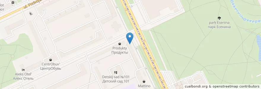 Mapa de ubicacion de Удачная аптека en Russland, Föderationskreis Nordwest, Oblast Leningrad, Sankt Petersburg, Невский Район, Невский Округ.