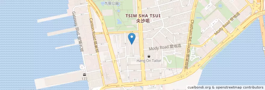 Mapa de ubicacion de Big John en Chine, Guangdong, Hong Kong, Kowloon, Nouveaux Territoires, 油尖旺區 Yau Tsim Mong District.
