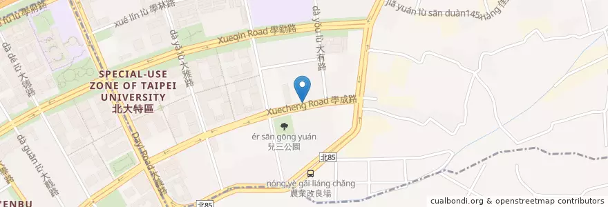 Mapa de ubicacion de 玉山商業銀行 en Taiwan, Neu-Taipeh, Shulin.