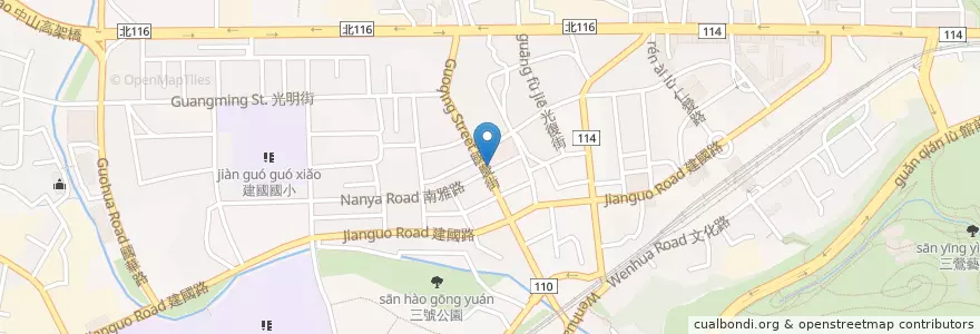 Mapa de ubicacion de 華南商業銀行 en Taiwan, 新北市, 鶯歌區.
