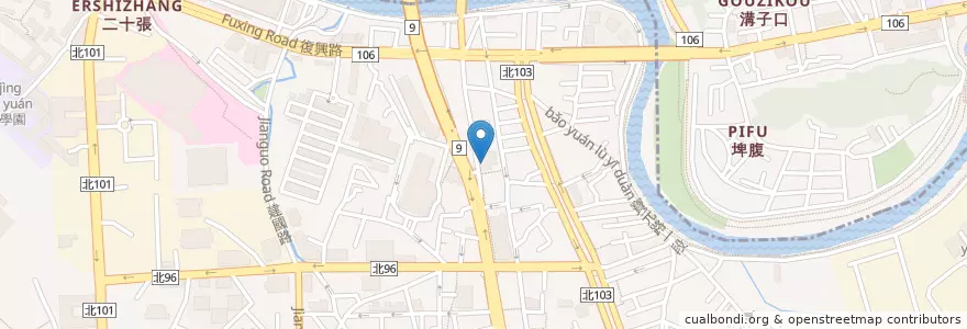 Mapa de ubicacion de 華泰商業銀行 en Тайвань, Новый Тайбэй, 新店區.