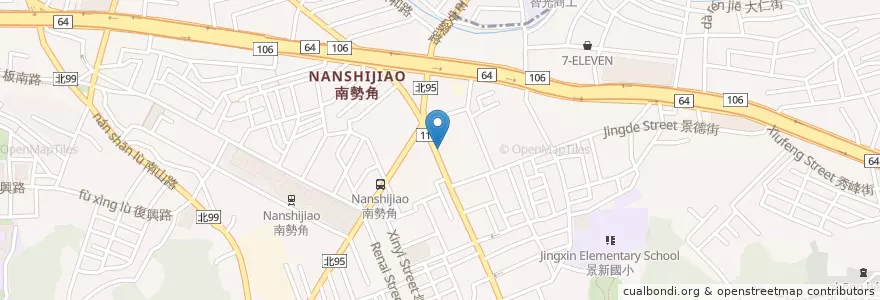 Mapa de ubicacion de 台北富邦商業銀行 en تايوان, تايبيه الجديدة, 中和區.