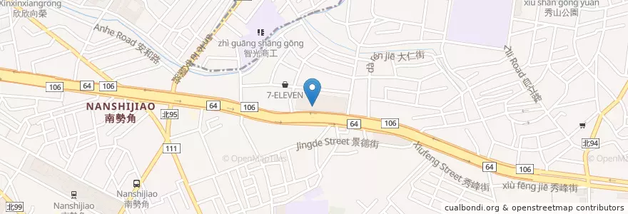 Mapa de ubicacion de 凱基商業銀行 en Taiwan, 新北市, 中和區.