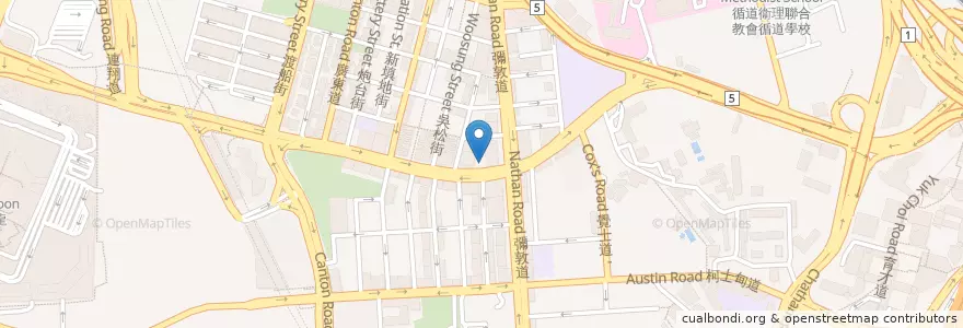 Mapa de ubicacion de 屈臣氏 Watsons en 中国, 广东省, 香港 Hong Kong, 九龍 Kowloon, 新界 New Territories, 油尖旺區 Yau Tsim Mong District.