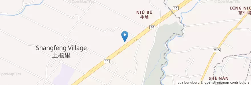 Mapa de ubicacion de 台塑加油站 en 臺灣, 臺中市, 大雅區, 神岡區.