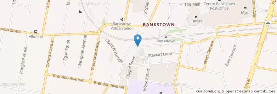 Mapa de ubicacion de Bay Ngo en 오스트레일리아, New South Wales, Canterbury-Bankstown Council, 시드니.