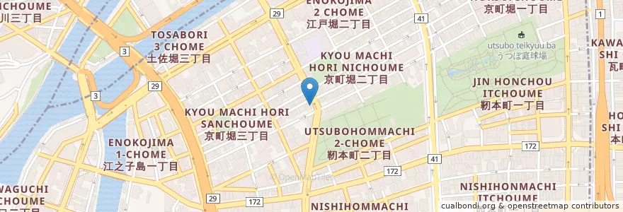 Mapa de ubicacion de Ricardo en Japón, Prefectura De Osaka, Osaka, 西区.
