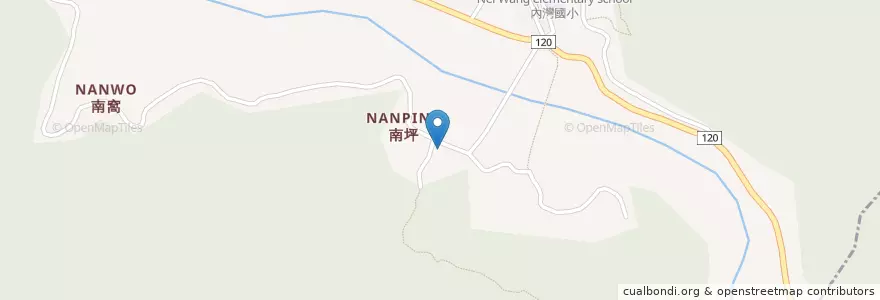 Mapa de ubicacion de Canaan Coff en Taïwan, Province De Taïwan, Comté De Hsinchu.