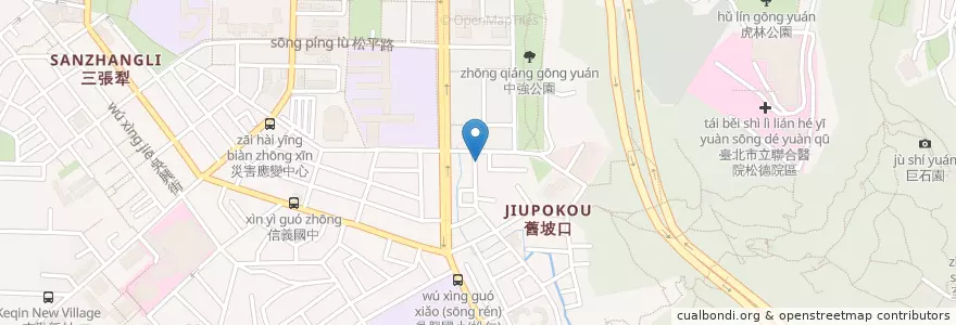 Mapa de ubicacion de R & J Cafe en Taiwan, 新北市, Taipei, 信義區.