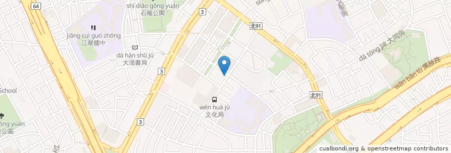 Mapa de ubicacion de 上海商業儲蓄銀行 en تایوان, 新北市, 板橋區.