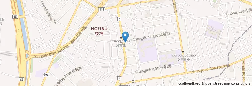 Mapa de ubicacion de 陽信商業銀行 en Taïwan, Nouveau Taipei, Panchiao.