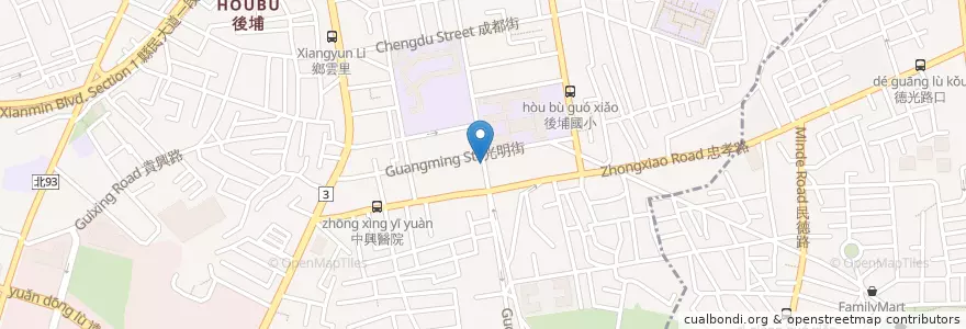 Mapa de ubicacion de 永豐商業銀行 en تایوان, 新北市, 板橋區.