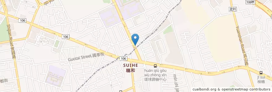 Mapa de ubicacion de 板信商業銀行 en 台湾, 新北市, 板橋区.
