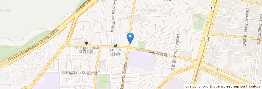 Mapa de ubicacion de 華南商業銀行 en تايوان, تايبيه الجديدة, تايبيه, 萬華區.