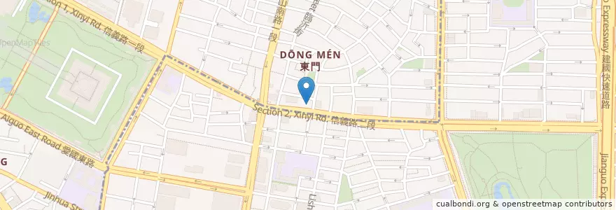 Mapa de ubicacion de 滙豐(台灣)商業銀行 en 타이완, 신베이 시, 타이베이시, 다안 구.