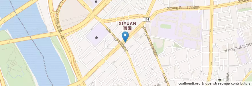 Mapa de ubicacion de 瑞興商業銀行 en Taiwan, 新北市, Taipé, 萬華區.