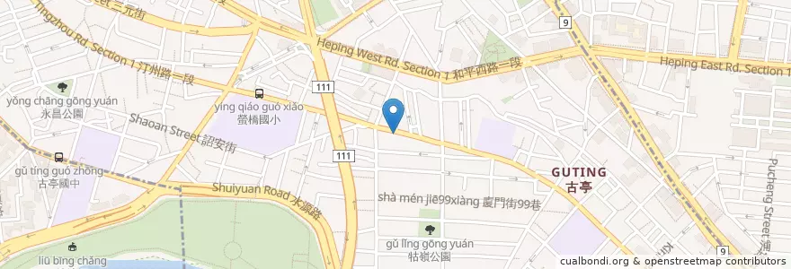 Mapa de ubicacion de 安泰商業銀行 en Taiwan, 新北市, Taipei, 中正區.