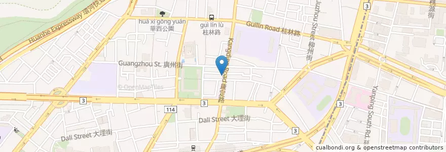 Mapa de ubicacion de 彰化商業銀行 en Taiwan, 新北市, Taipei, 萬華區.
