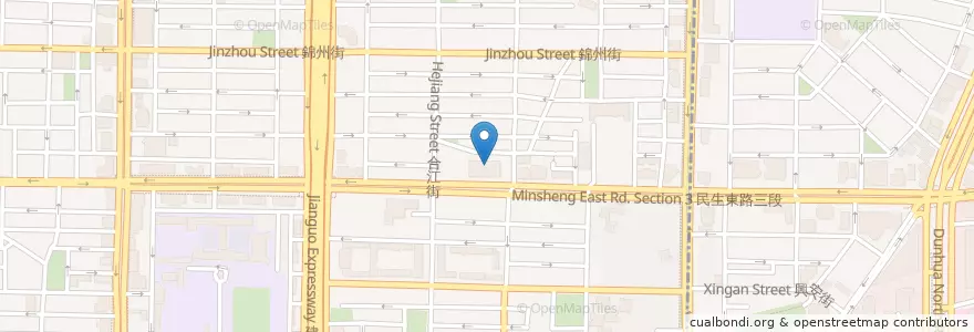 Mapa de ubicacion de 中國信託商業銀行 en 타이완, 신베이 시, 타이베이시, 중산 구.