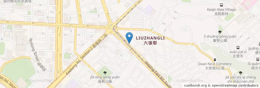 Mapa de ubicacion de 陽信商業銀行 en 臺灣, 新北市, 臺北市, 大安區.