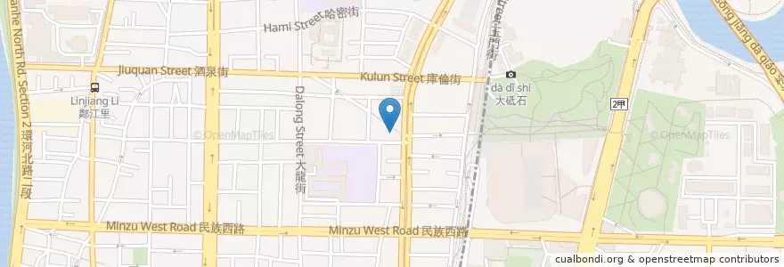 Mapa de ubicacion de 元大商業銀行 en Taiwan, New Taipei, Taipei.