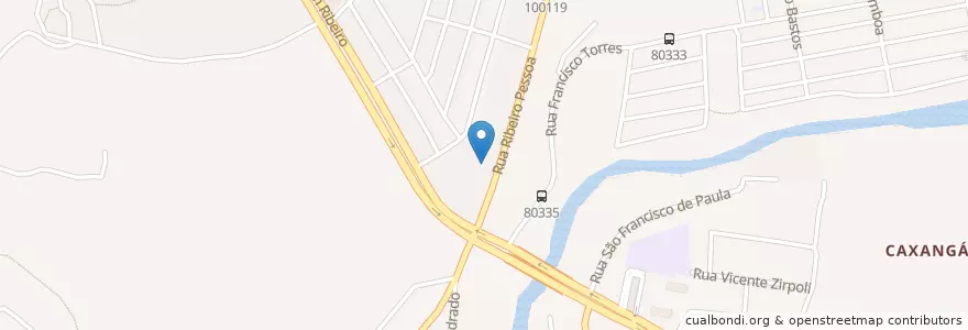 Mapa de ubicacion de Turquesa Motel en 巴西, 东北部, 伯南布哥, Região Geográgica Imediata Do Recife, Região Geográfica Intermediária Do Recife, Região Metropolitana Do Recife, 累西腓.
